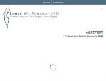 Tablet Screenshot of jshenkomd.com